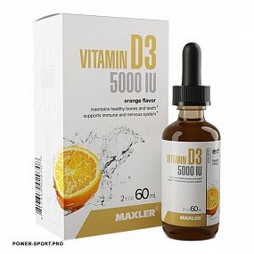 фото MAXLER Vitamin D3 5000 IU drops 60 ml / 65 g.