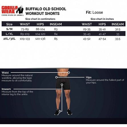 GORILLA GW 90999-908 Шорты "Buffalo Old School"