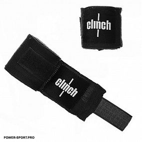 CLINCH C139-BK Бинты боксерские эластичные 3,5 м