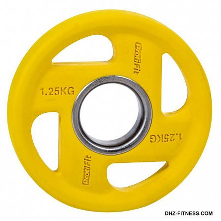 ZCO FASSION Диск Ф50 обрезиненный цветной  1,25 кг, желтый