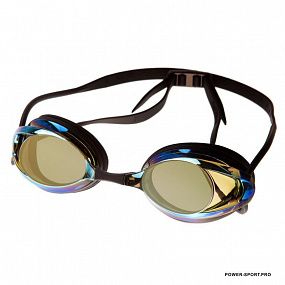 ALPHA CAPRICE AD-G1700M Black Очки для плавания взрослые зеркальные