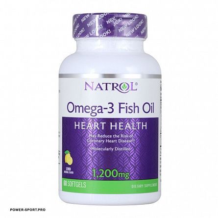 фото NATROL Omega 3 Fish oil 1200 mg 60 softgels