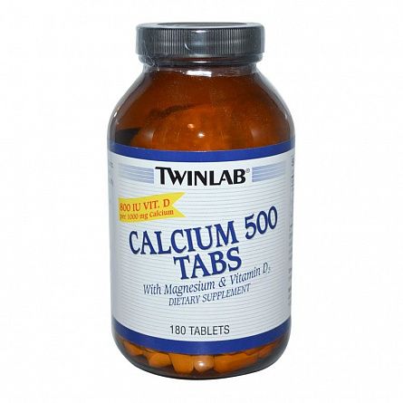 фото TWINLAB Calcium 500 mag&vit 180 т