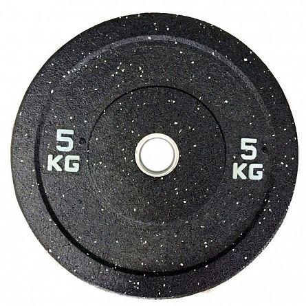 ZCO HI-TEMP Диск Ф50 обрезиненный черный евро-классик bamper plates  5 кг 
