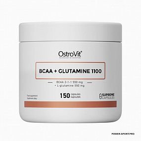 фото OSTROVIT BCAA + Glutamine 1100 mg 150 caps