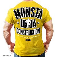 MONSTA M-TEE-018-YW Футболка "CONSTRUCTION YELLOW" 