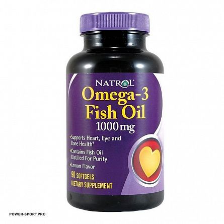 фото NATROL Omega 3 Fish oil 1000 mg 90 softgels