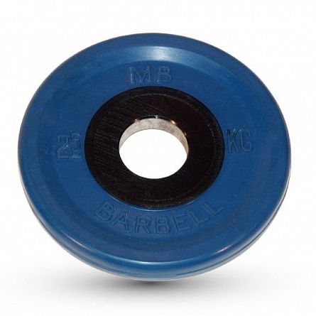 MB-PltCE- 2,5 Диск Ф50 обрезиненный цветной евро-классик  2,5 кг, синий