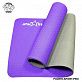 STARFIT FM-201-0,6 TPE Коврик для йоги 0,6 см, фиолетовый / серый