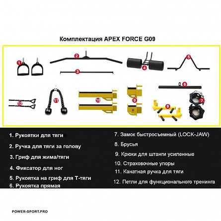 APEX Force G09 Многофункциональный силовой комплекс 