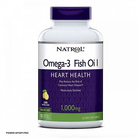 фото NATROL Omega 3 1000 mg 150 softgels