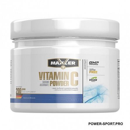 фото MAXLER Vitamin C Sodium Ascorbate Powder 200 г