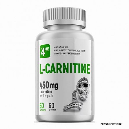 фото 4ME NUTRITION L-carnitine L-tartrate 450 mg 60 капс