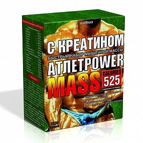фото ATLET POWER Mass + креатин 1000 г фото ATLET POWER Mass + креатин 1000 г