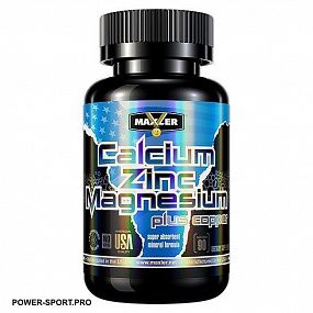 фото MAXLER Calcium Zinc Magnesium+D3 90 таб.