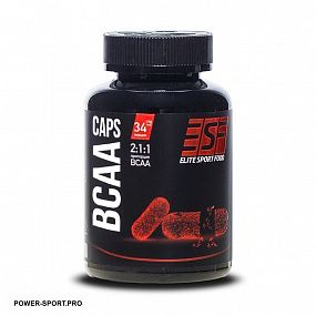 фото ELITE SPORT FOOD BCAA Caps 170 k.