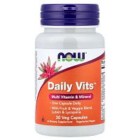 фото NOW Daily Vits Multi, 30 таблеток