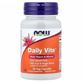 фото NOW Daily Vits Multi, 30 таблеток фото NOW Daily Vits Multi, 30 таблеток