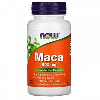 фото NOW MACA 500 mg 100 капсул