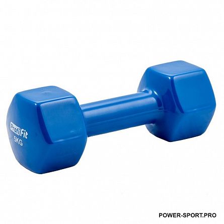 PROFI-FIT Гантель виниловая 5 кг