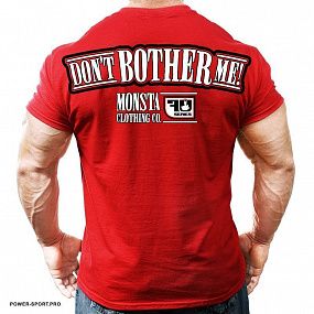 MONSTA M-TEE-336-RD Футболка "DON'T BOTHER RED" MONSTA M-TEE-336-RD Футболка "DON'T BOTHER RED"