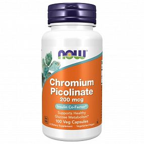 фото NOW Chromium Picolinate 200 мкг 100 капсул фото NOW Chromium Picolinate 200 мкг 100 капсул