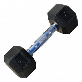 PROFI-FIT Гантель гексагональная обрезиненная 4 кг PROFI-FIT Гантель гексагональная обрезиненная 4 кг