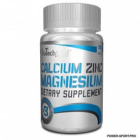 фото BIO TECH Calcium Zinc Magnesium 100 таб.