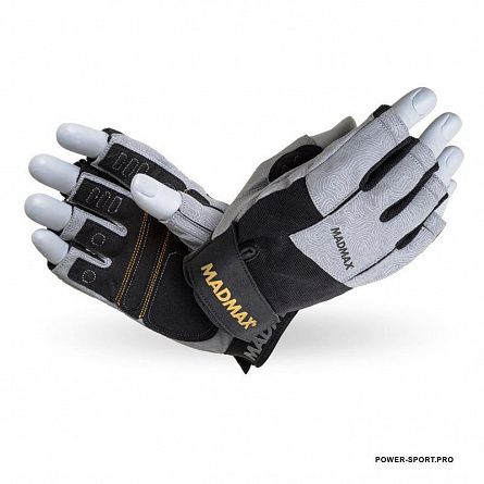 MAD MAX MFG-871\BK-HG "Damsteel" Перчатки атлетические