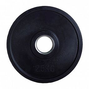PROFI-FIT Диск Ф50 каучуковый черный  2,5 кг 