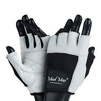 MAD MAX MFG-444\WH-BK "Fitness" Перчатки для фитнеса