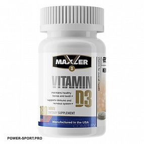 фото MAXLER Vitamin D3 1200 IU 180 таб.