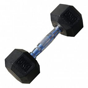 PROFI-FIT Гантель гексагональная обрезиненная  5 кг