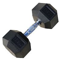 PROFI-FIT Гантель гексагональная обрезиненная 22.5 кг