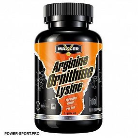 фото MAXLER Arginine Ornithine Lysine 100 капс