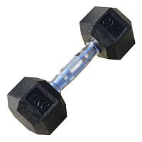 PROFI-FIT Гантель гексагональная обрезиненная  7 кг
