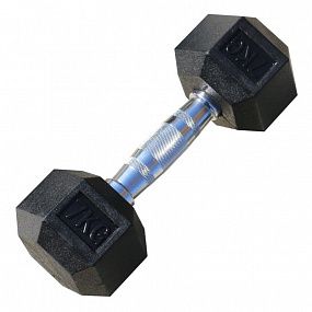 PROFI-FIT Гантель гексагональная обрезиненная  7 кг