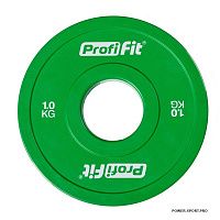 PROFI-FIT Диск Ф50 обрезиненный цветной 1 кг