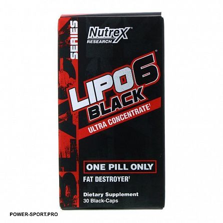фото NUTREX Lipo 6 Black Ultra Concentrate 30 капс