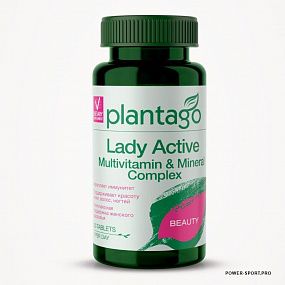 фото PLANTAGO Lady Active.Multivitamin & Mineral Complex № 30 капс