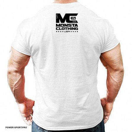 MONSTA M-TEE-328-WT Футболка "IRON ELEMENT WHITE" 