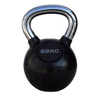 PROFI-FIT Гиря обрезиненная с хромированной ручкой 22 кг