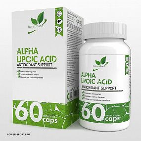 фото NATURAL SUPP Alpha lipoic Acid (ALA) 100 мг 60 капс