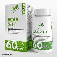фото NATURAL SUPP BCAA 2:1:1+ 500 mg 60 капс