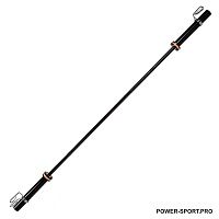 PROFI-FIT Гриф олимпийский Ф50 до 480 кг, женский BLACK, хват 25 мм, длина 201 см, замки-пружины PROFI-FIT Гриф олимпийский Ф50 до 480 кг, женский BLACK, хват 25 мм, длина 201 см, замки-пружины