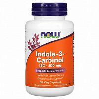 фото NOW Indole-3-Carbinol, 200 mg, 60 капсул