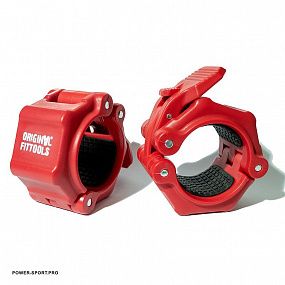 ORIGINAL FIT.TOOLS FT-JKK02 Замки олимпийские пластиковые красные, пара ORIGINAL FIT.TOOLS FT-JKK02 Замки олимпийские пластиковые красные, пара