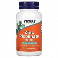 фото NOW Zinc Picolinate 50 мг 120 капс