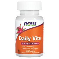 фото NOW Daily Vits Multi, 100 таблеток