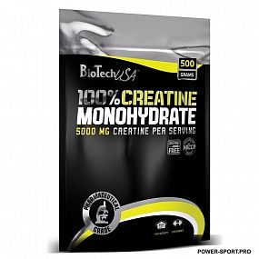 фото BIO TECH 100% Creatine Monohydrate 500 г пакет